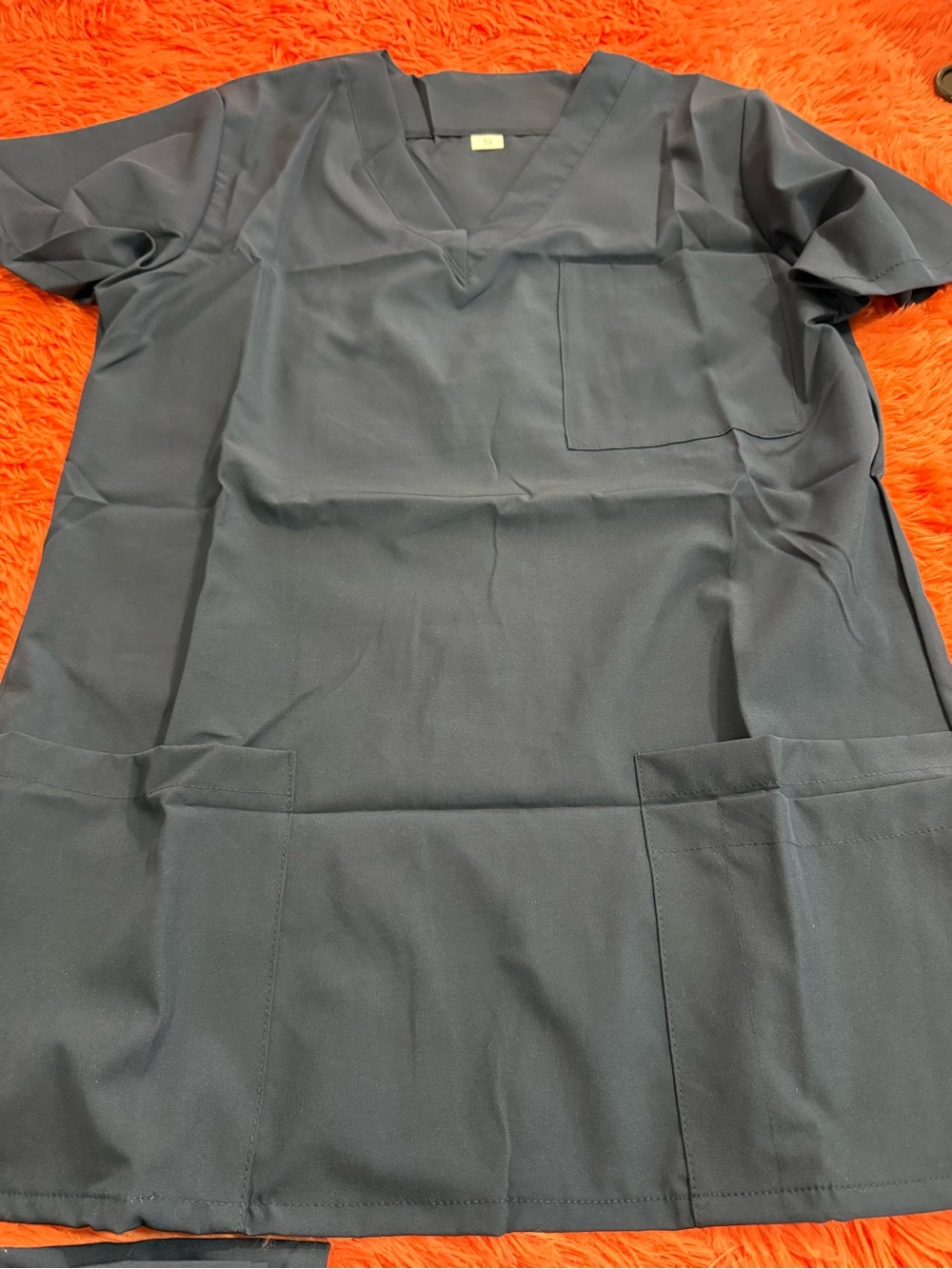 Women’s Straight Leg Scrub Top in Dark Navy